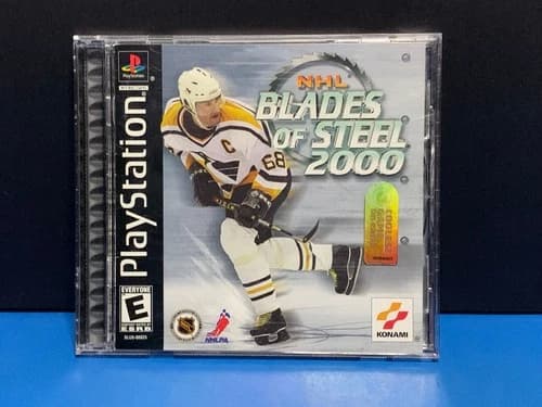 NHL Blades of Steel 2000 PS1 PlayStation One VERY NICE Complete Tested