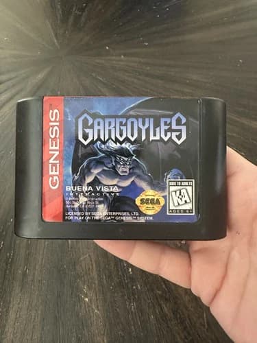 Sega Genesis Game Only Gargoyles