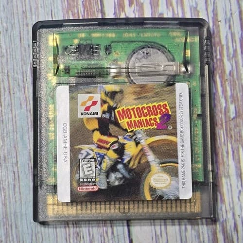 Motocross Maniacs 2 - Game Boy Color Cartridge - CART ONLY VERIFIED WORKING