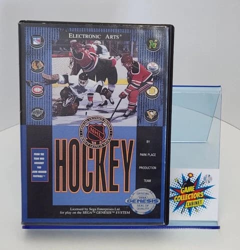 NHL Hockey (Sega Genesis, 1991) Game CIB Complete Tested Retro