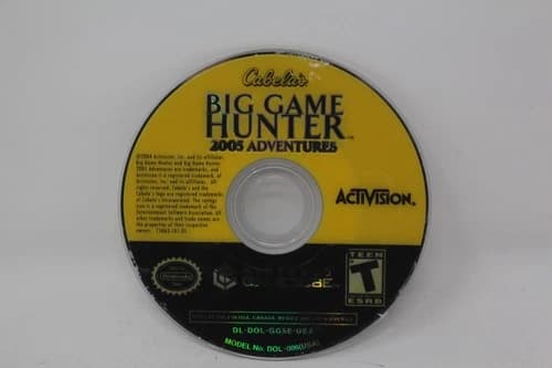 Cabela's Big Game Hunter 2005 Adventure Nintendo Gamecube Disc Only