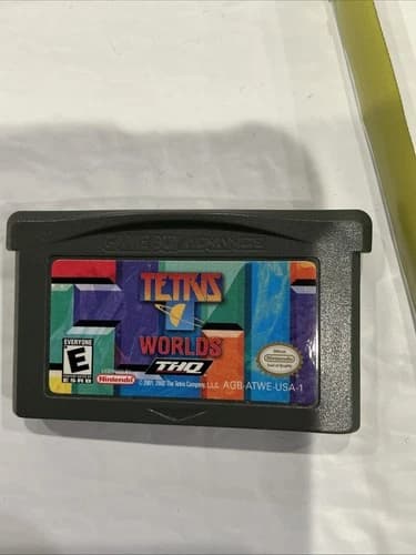 Tetris Worlds GBA Nintendo Game Boy Advance - Authentic Tested Working