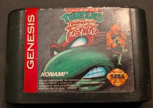 Teenage Mutant Ninja Turtles: Tournament Fighters (Sega Genesis, 1993) Cart Only