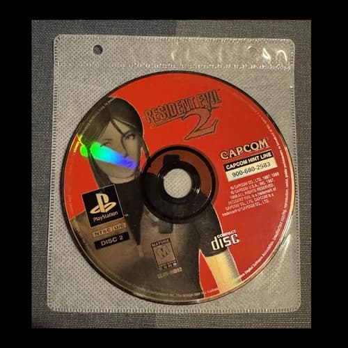 Resident Evil 2 DISC 2 ONLY (1998) Sony PlayStation 1 PS1 NTSC
