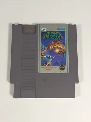 Alpha Mission (Nintendo Entertainment System, 1987) NES Authentic