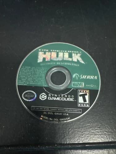 Gamecube The Incredible Hulk Ultimate Destruction Disc Only Nintendo