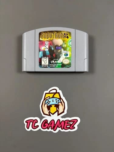 Robotron 64 Nintendo 64 N64 Authentic Original