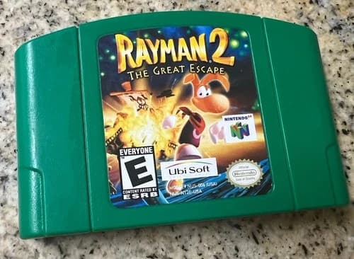 Rayman 2: The Great Escape (Nintendo 64.N64) Authentic! Cart Only! Tested!