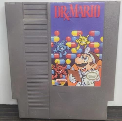 Dr. Mario (Nintendo Entertainment System, 1990) NES Authentic Game Tested
