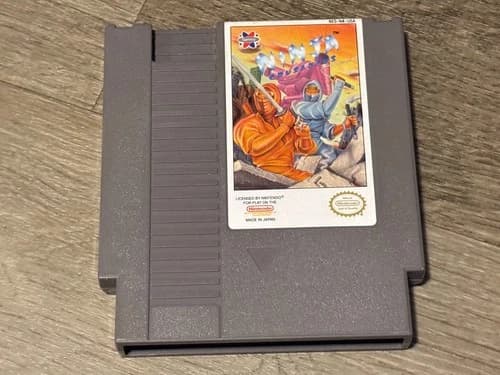 Ninja Crusaders Nintendo Nes Cleaned & Tested Authentic