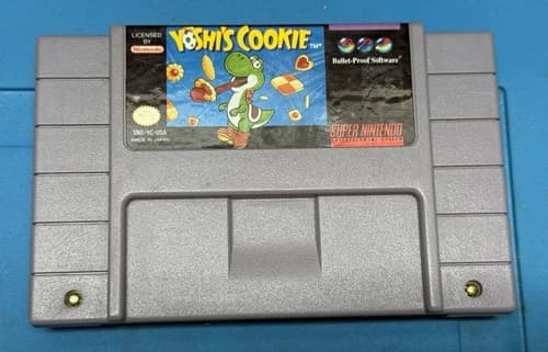 Yoshi’s Cookie Super Nintendo Tested And Working SNES cart Only