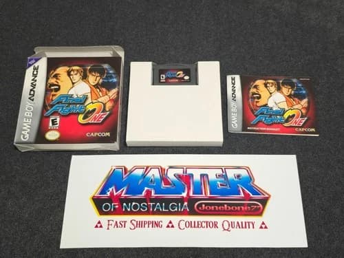 GBA FINAL FIGHT ONE 1 Complete CIB Box Game Boy Gameboy Advance Nintendo