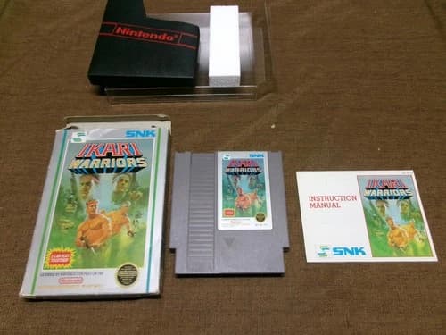 #628 Ikari Warriors - NES NINTENDO IN BOX WITH MANUAL NES FAST SHIPPING!