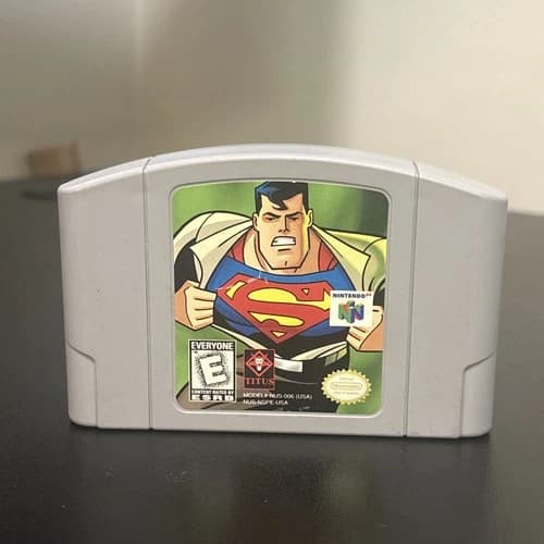 Superman Nintendo 64 N64 Authentic Game Tested Working