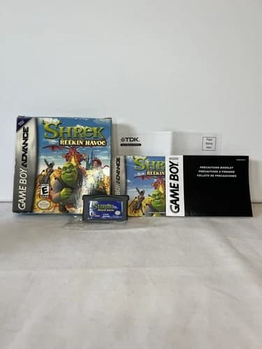 Shrek: Reekin' Havoc (Nintendo Game Boy Advance, 2003) CIB