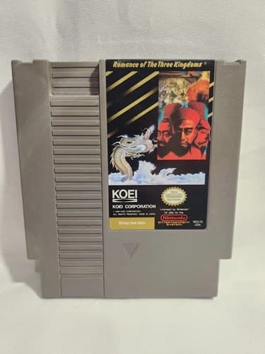 Romance of the Three Kingdoms Nintendo NES Authentic Tested Contacts Cleaned
