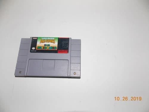 Super Mario All Stars Super Mario World SNES Cartridge Only Tested