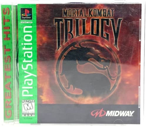 Mortal Kombat Trilogy PS1 PlayStation 1 Complete CIB Greatest Hits