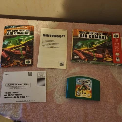 Army Men: Air Combat (Nintendo 64 N64) Complete CIB - Tested - Authentic