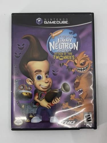 Jimmy Neutron Boy Genius: Attack of The Twonkies Gamecube CIB Complete W/ Manual