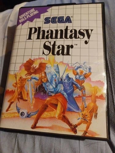 TESTED Sega MASTER SYSTEM Game PHANTASY STAR 1 has Case, Manual CIB