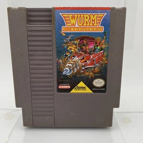 Nintendo NES WURM Journey to the Center of the Earth (Tested & Working)