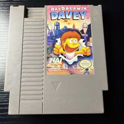 Day Dreamin' Davey (Nintendo Entertainment System) Authentic, Tested/Working