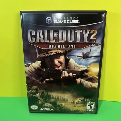 Complete Call of Duty 2 Big Red One GameCube Game Complete