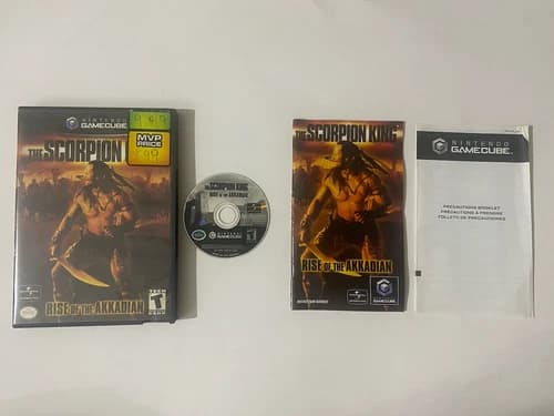 Scorpion King: Rise of the Akkadian (Nintendo GameCube, 2002) Complete CIB