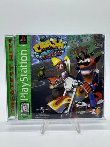 Crash Bandicoot - Warped (Sony PlayStation 1, 1998) [GH] PS1 CIB Tested