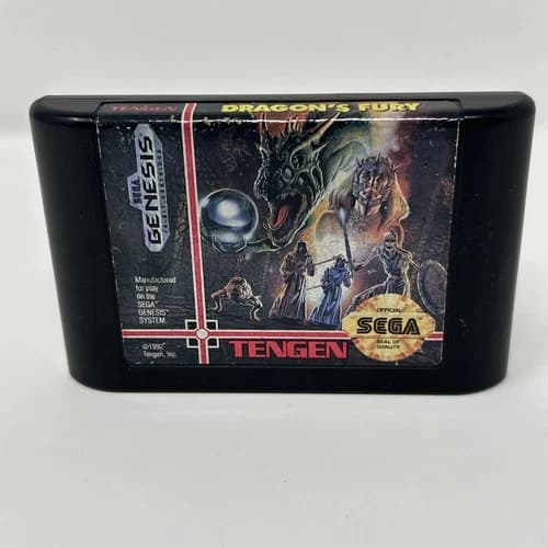 Dragon's Fury (Sega Genesis, 1992) Game Cartridge Only