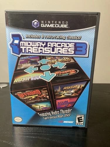 Midway Arcade Treasures 3 Nintendo GameCube 2005 Authentic Tested & Working