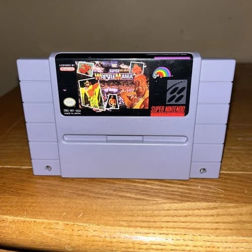 WWF Super WrestleMania (SNES, Super Nintendo 1992) Hulk Hogan