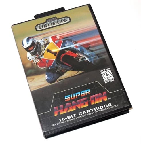 Super Hang-On (Sega Genesis 1989) Excellent - Complete CIB - Racing Action Retro
