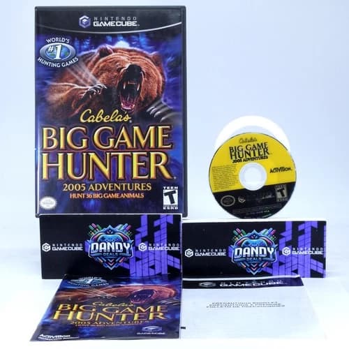 Cabela's Big Game Hunter 2005 Adventures GC CIB W/ Manual - GameCube