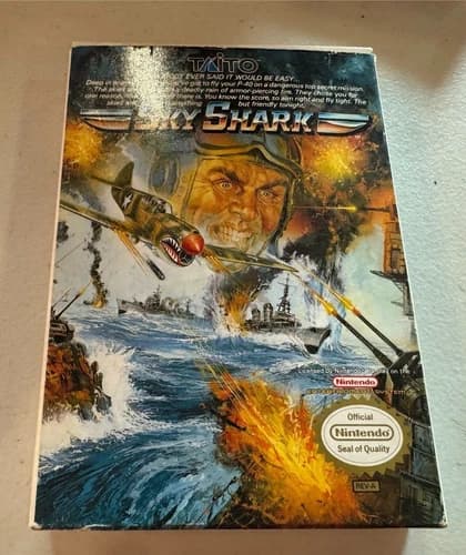 Sky Shark (Nintendo Entertainment System, 1989) Complete