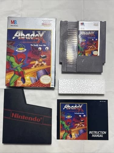 Abadox: The Deadly Inner War Nintendo NES Complete In Box *TESTED/WORKS*