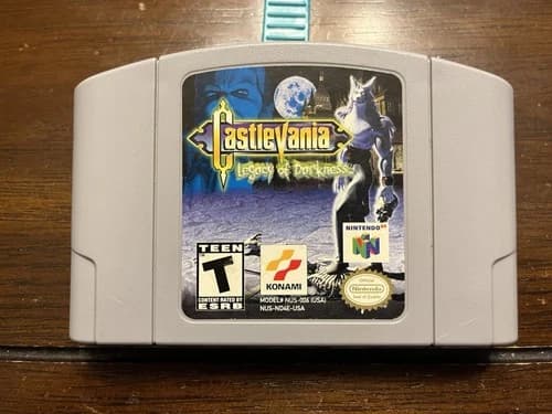 CASTLEVANIA LEGACY OF DARKNESS N64 Nintendo 64 VG US SELLER FREE SHIPPING