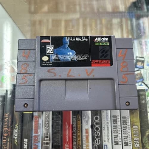 Rise of the Robots (Nintendo SNES, 1994) Cartridge