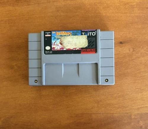 The Flintstones Treasure of the Sierra Madrock (Super Nintendo SNES) Authentic
