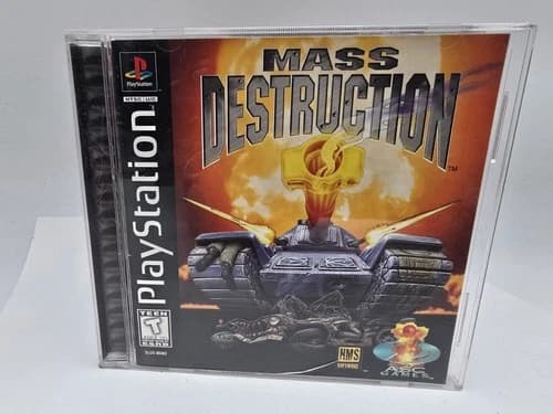 Mass Destruction PS1 PlayStation 1 - Complete CIB