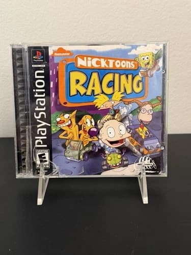 Nicktoons Racing (Sony PS1, 2001) • CIB • Tested • Case Cracked