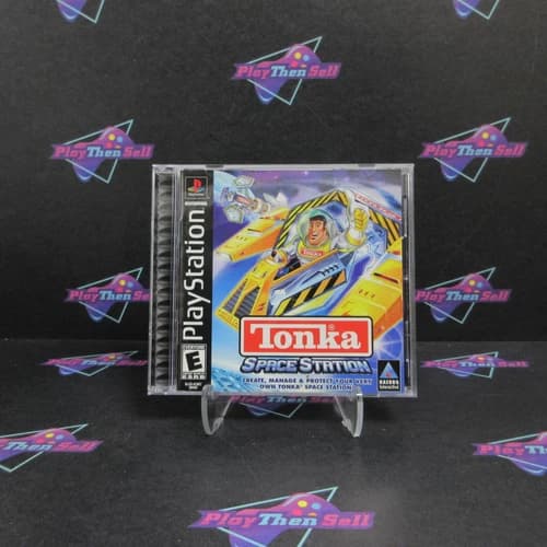 Tonka Space Station PS1 PlayStation 1 MD Complete CIB - (See Pics)