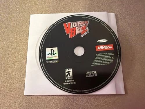Vigilante 8 2nd Offense PS1 Sony PlayStation 1 - Disc Only TESTED