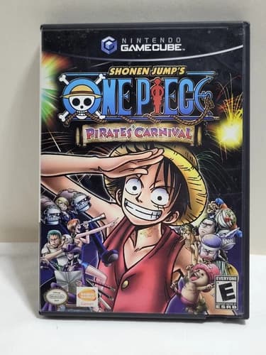 One Piece Pirates' Carnival Nintendo Game Cube Complete with Manual