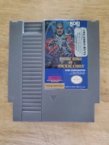 Bandit Kings of Ancient China (Nintendo Entertainment System, 1991) NES game