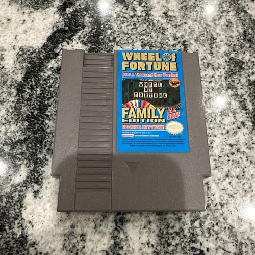 Wheel Of Fortune Family Edition - NES Nintendo Game