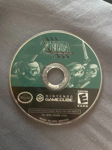 The Legend of Zelda: The Four Swords Adventures (Nintendo GameCube) Disc Only