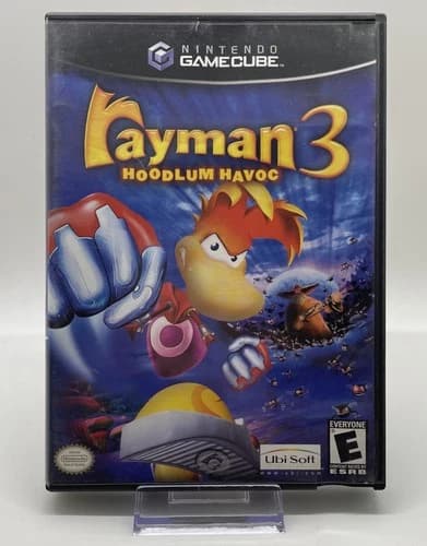 Rayman 3: Hoodlum Havoc (Nintendo GameCube, 2003) Complete With Manual