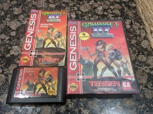 Gauntlet IV Sega Genesis - CIB - Tested, Works